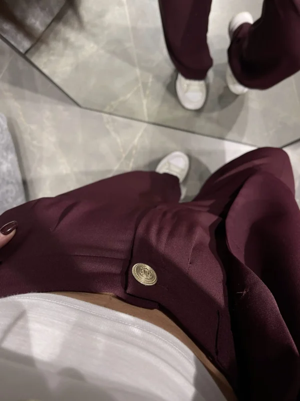 Bordo Pantolon - Görsel 2