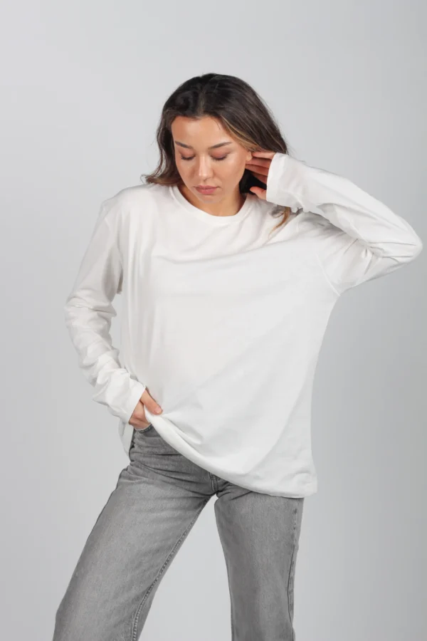 Uzun Kollu Sweat T-shirt