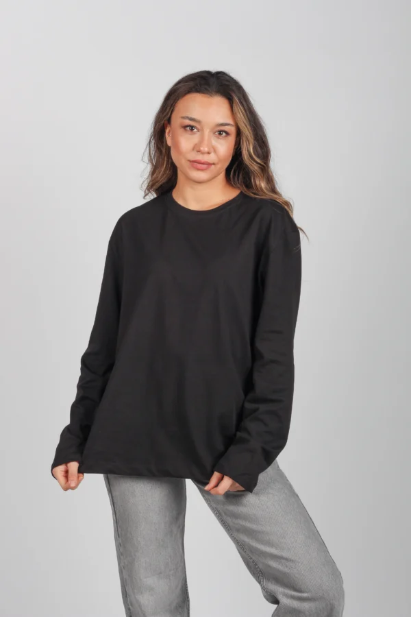 Uzun Kollu Sweat T-shirt - Görsel 3