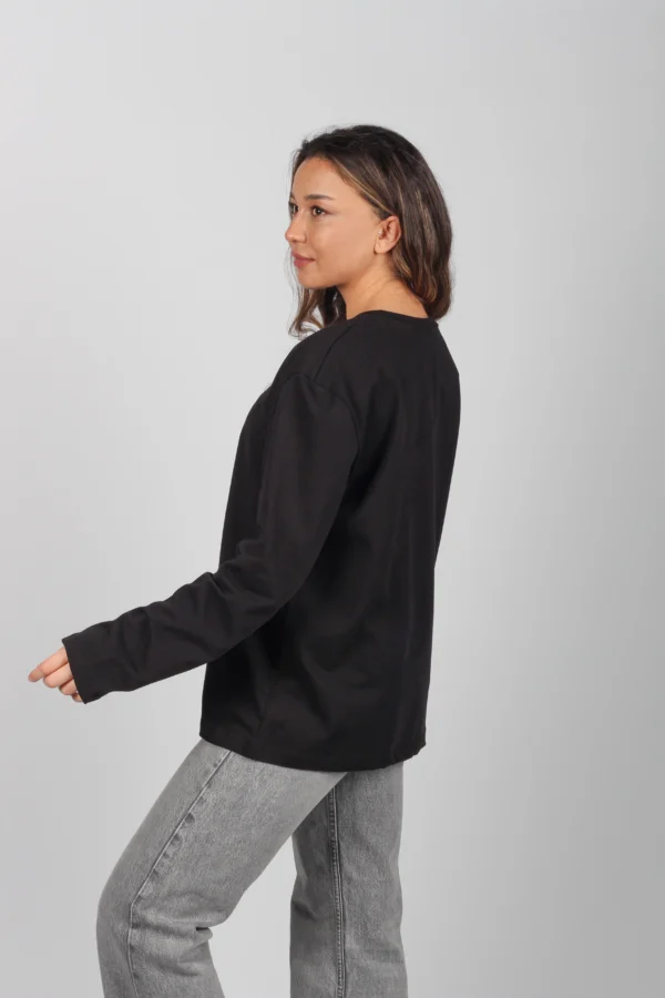 Uzun Kollu Sweat T-shirt - Görsel 4