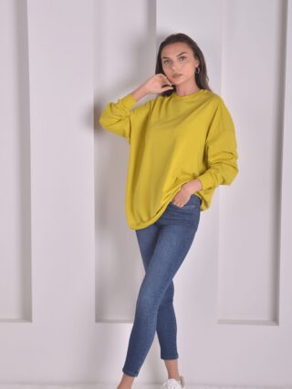 Zeytin Yeşili Kadın Sweatshirt