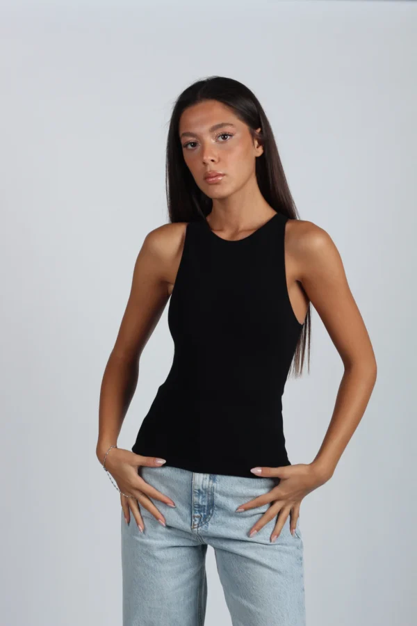 Halter Yaka T-shirt - Görsel 2