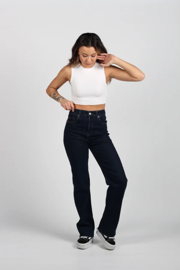 Dikiş Efektli Crop Top - Görsel 4